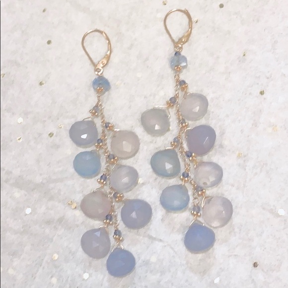 14K YELLOW GOLD HANDMADE LEVERBACK EARRINGS